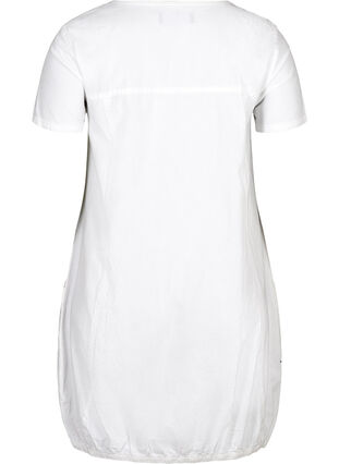 Kjole med lommer, Bright White, Packshot image number 1