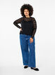 Blondebluse med lange ærmer, Black, Model image number 2
