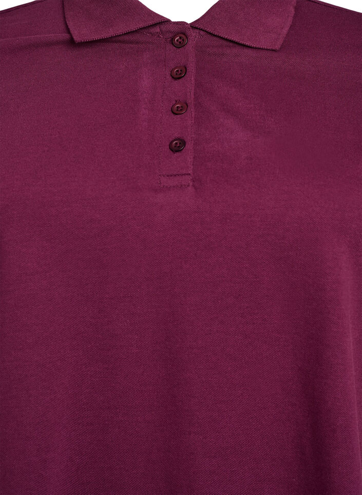 Poloshirt med korte &aelig;rmer, R&oslash;d, Packshot image number 2