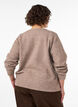 Cardigan med knudelukninger, Beige, Model image number 2
