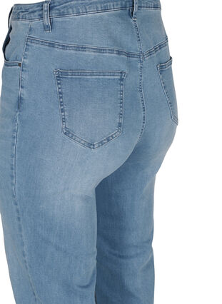 Megan jeans med ekstra høj talje, Light blue, Packshot image number 3