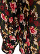 Bluse med all-over print og kort knapstolpe, Lyser&oslash;d, Packshot image number 3