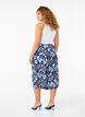 Culotte bukser i viskose med print, Blue Ethnic AOP, Model image number 1