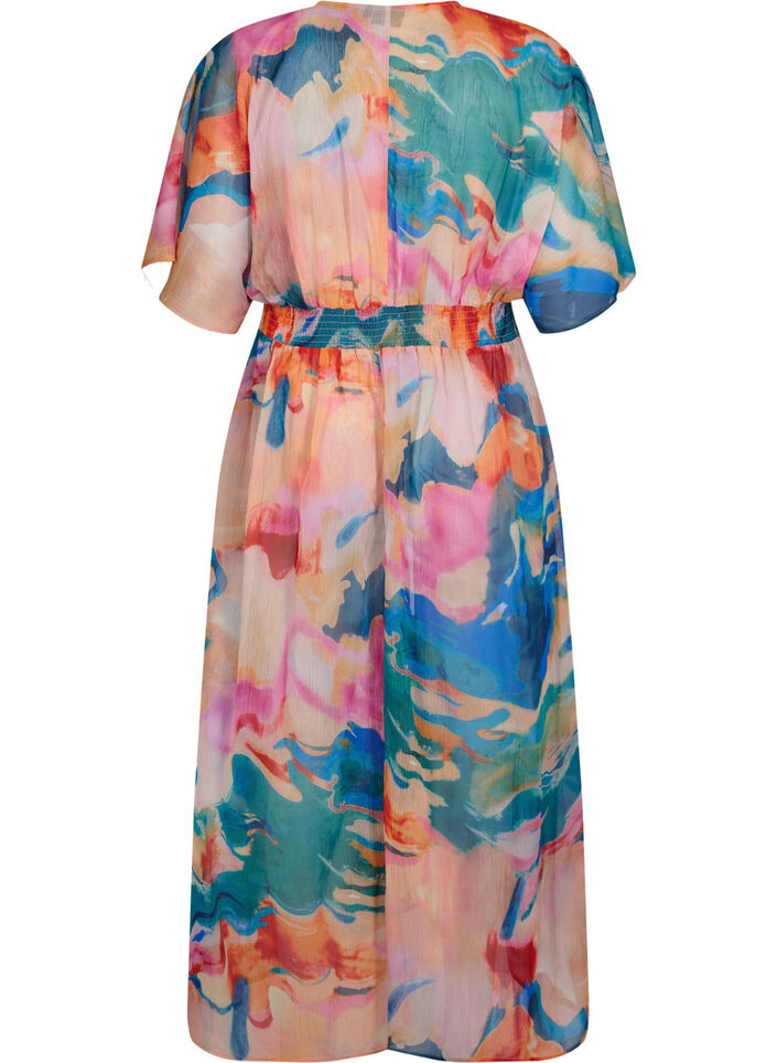 Strand kimono med print, Watercolor, Packshot image number 1