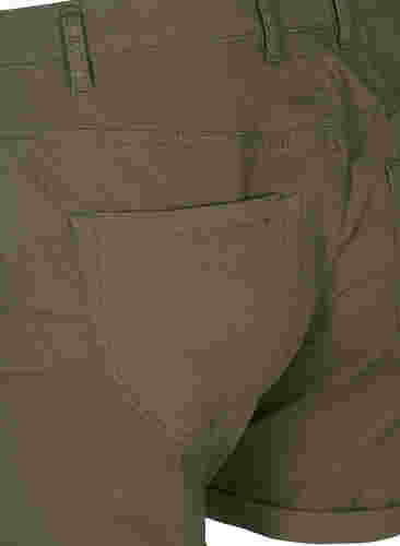 Bomulds shorts med lommer, Tarmac, Packshot image number 3