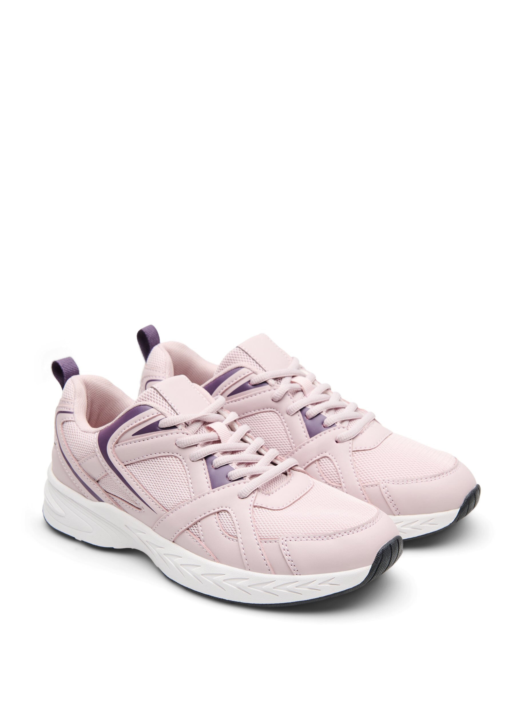 Zizzi Wide fit - Sneakers i sporty design, Lyser&oslash;d, Packshot image number 1