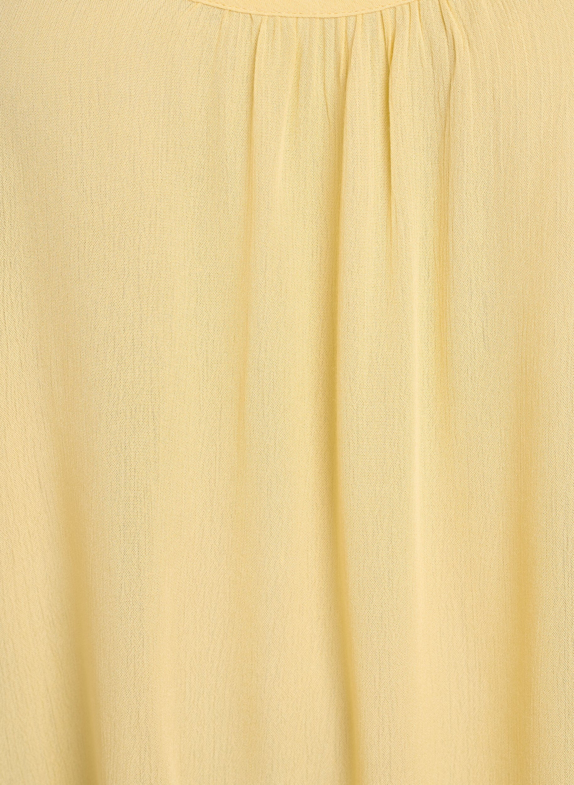 ZizziStrop top i viskose, Gul, Packshot image number 2