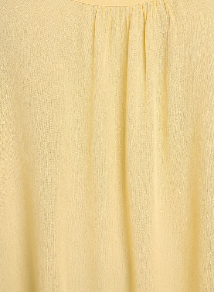 Strop top i viskose, Gul, Packshot image number 2