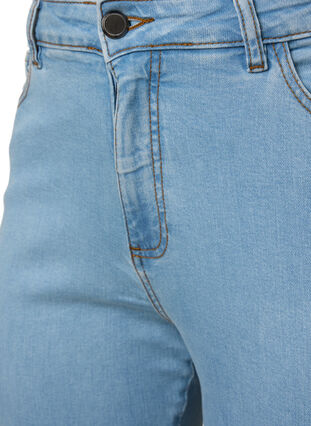 Ellen bootcut jeans med høj talje, Ex Lgt Blue, Packshot image number 2