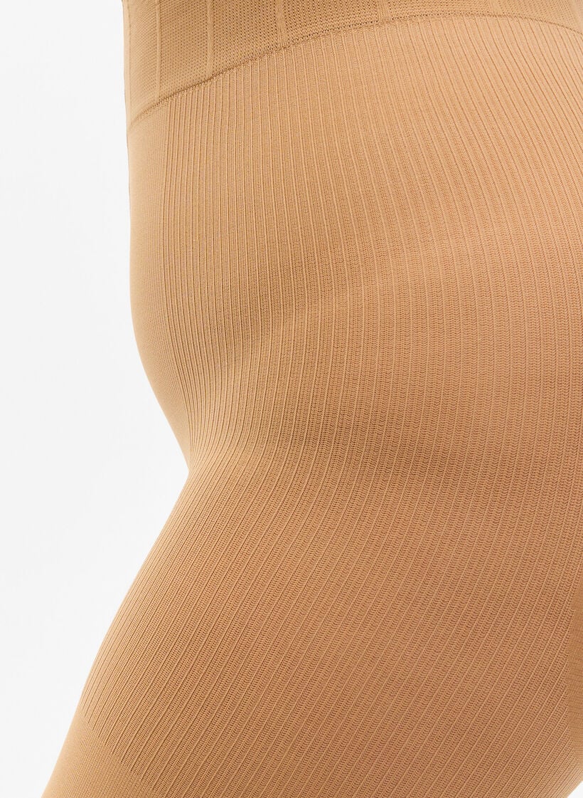 Str&oslash;mpebukser 40 denier med push-up og shape effekt, Beige, Model image number 4