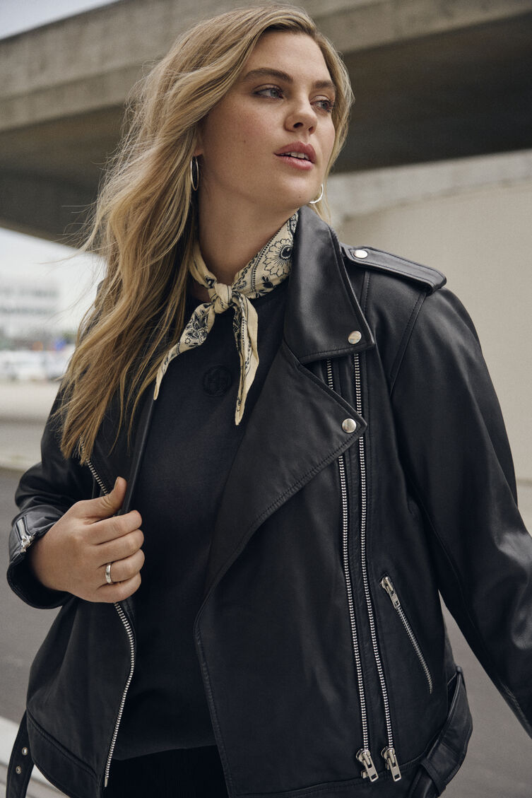 Læderjakke, , Model