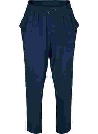 Bukser med lommer og elastikkant