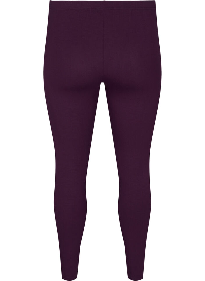 Basis leggings i viskose, Lilla, Packshot image number 1