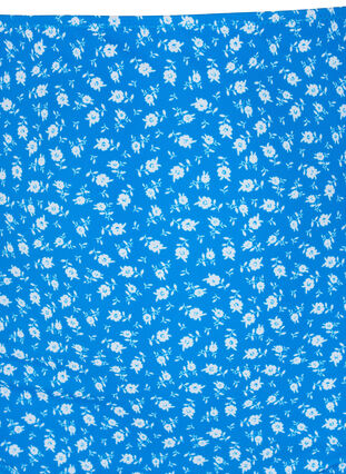 Ekstra højtaljet bikini trusse med blomsterprint, Blue Flower Print, Packshot image number 2