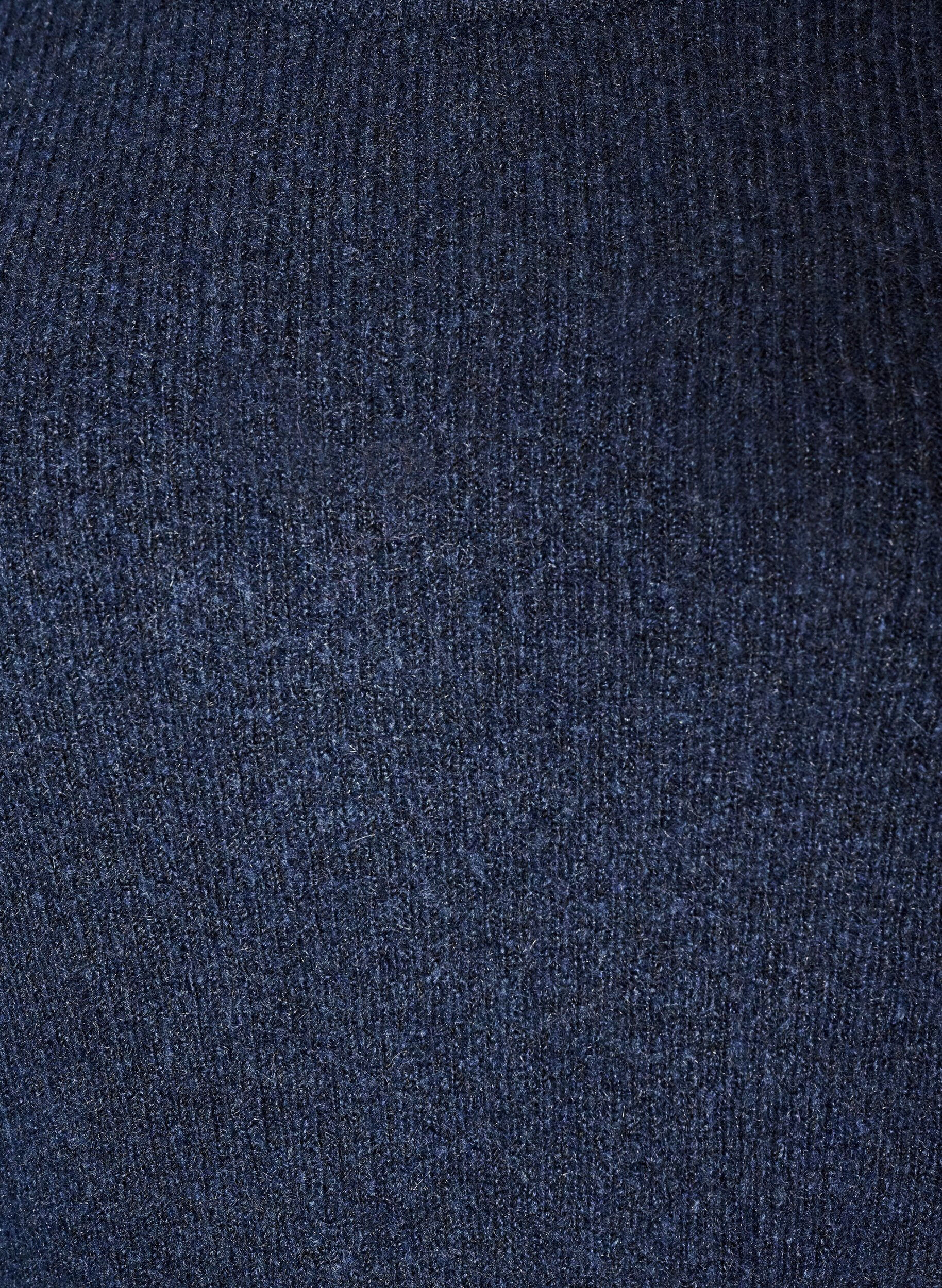 ZizziMeleret strikbluse med rund hals, Bl&aring;, Packshot image number 2