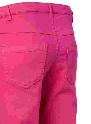 Emily jeans med normal talje og slim fit, Shock. Pink, Packshot image number 2