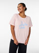 T-shirt med motiv, Lyser&oslash;d, Model image number 0