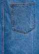 Midi denim overall-kjole, Blue Denim, Packshot image number 3