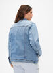 Kort denimjakke i bomuld, Light blue denim, Model image number 1