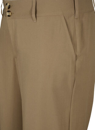 Højtaljede bukser med opsmøg, Petrified Oak, Packshot image number 2