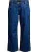 Wide leg jeans med h&oslash;j talje, Bl&aring;, Packshot image number 0