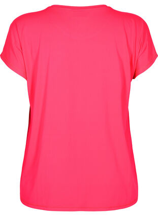 Kortærmet trænings t-shirt, Neon Diva Pink, Packshot image number 1