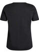 T-shirt med motiv, Sort, Packshot image number 1