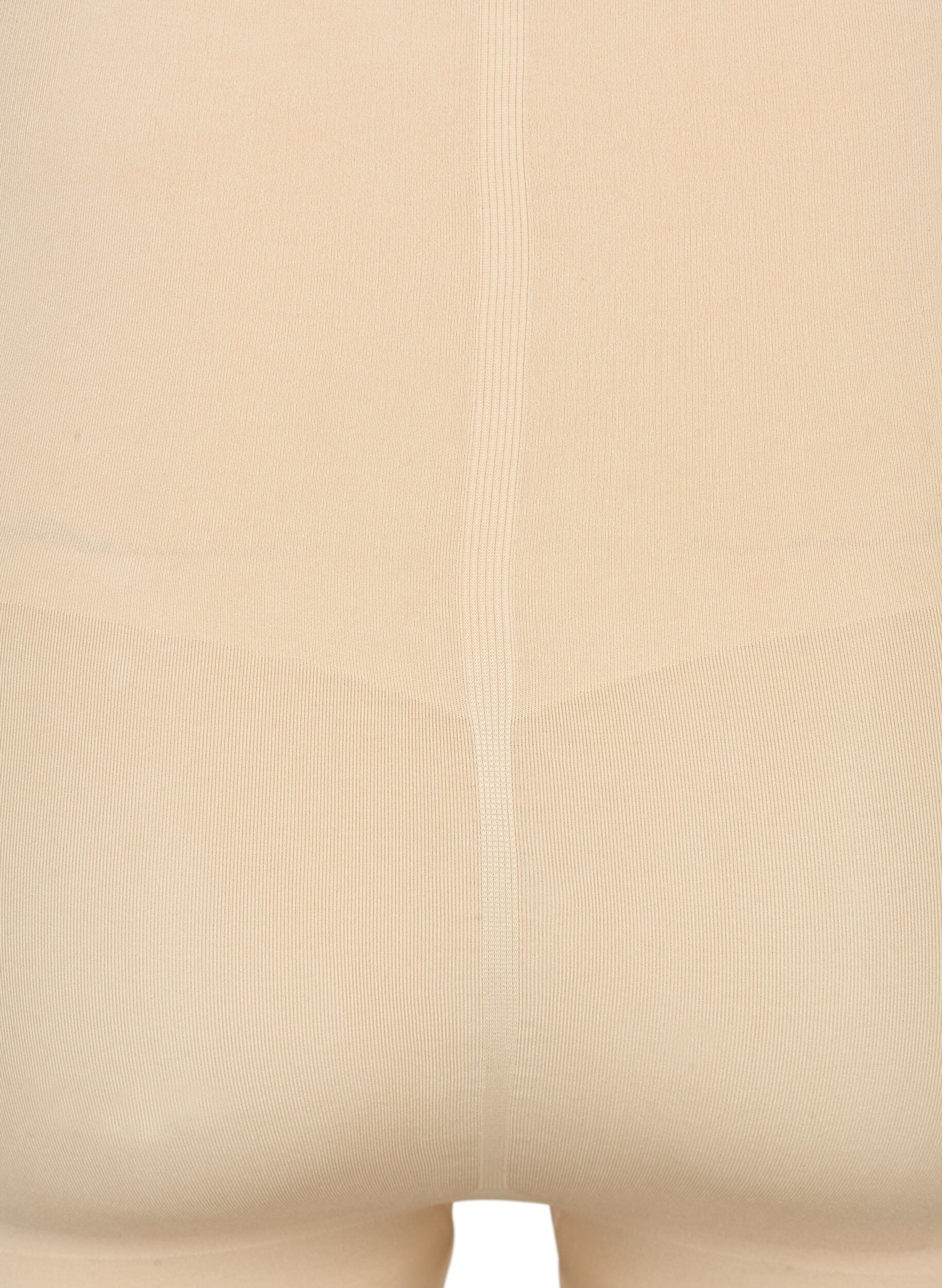 Zizzi H&oslash;jtaljede shapewear shorts, Beige, Packshot image number 3