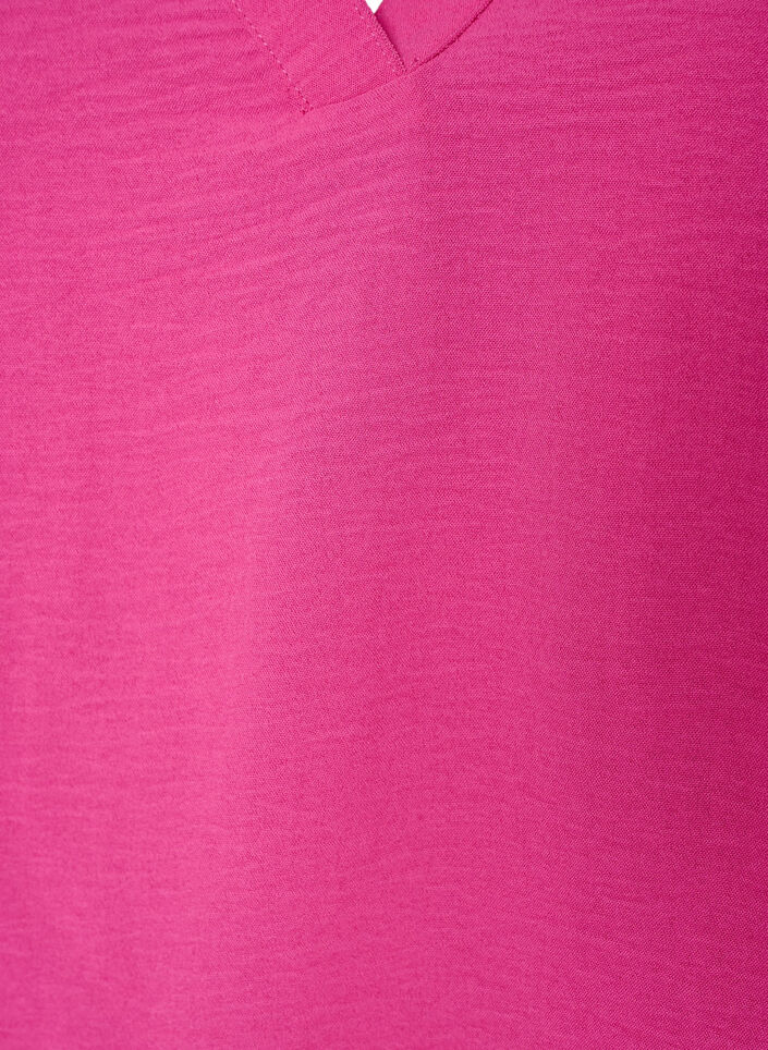 &AElig;rmel&oslash;s top med rynkedetaljer, Lyser&oslash;d, Packshot image number 2