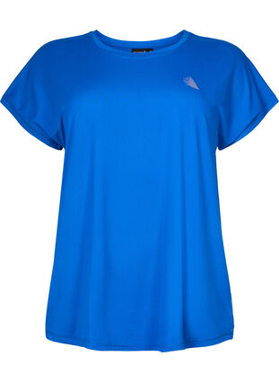 Kortærmet trænings t-shirt, Lapis Blue, Packshot image number 0