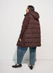 Lang vest med h&aelig;tte og lommer, Brun, Model image number 1
