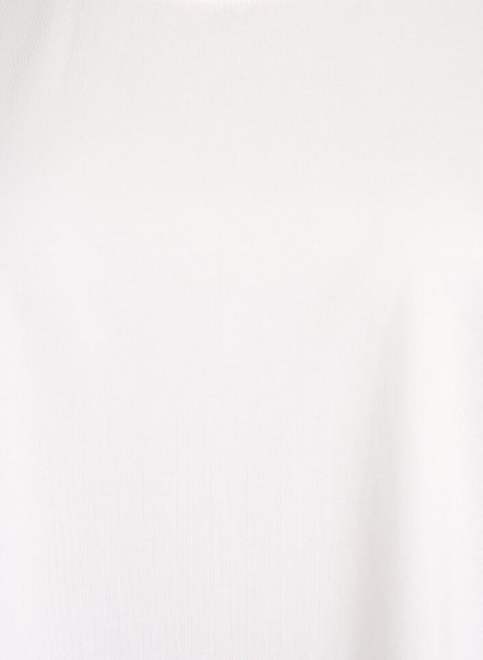 Oversize t-shirt med 1/2 ærmer, Hvid, Packshot image number 2