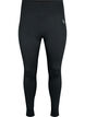 Træningstights med fleecefor, Sort, Packshot image number 0
