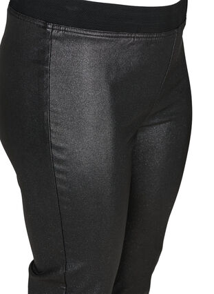 Lange glimmer leggings, Black w/glitter, Packshot image number 2