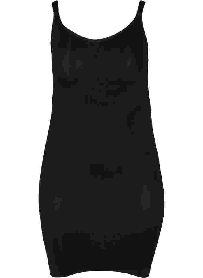 Shapewear kjole med tynde stropper, Black, Packshot