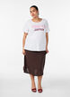 T-shirt med motiv, Hvid, Model image number 1