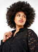 Jacquard skjorte med knapper, Black, Model image number 2