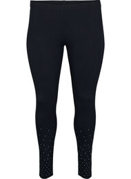 Viskose leggings med similisten, Black