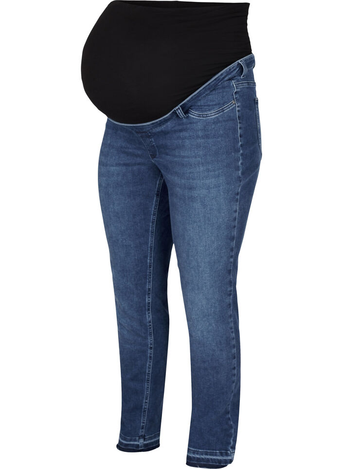 Graviditets Emily jeans, Blue denim, Packshot image number 0