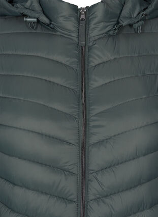 Quiltet letvægts jakke med aftagelig hætte og lommer, Urban Chic, Packshot image number 2