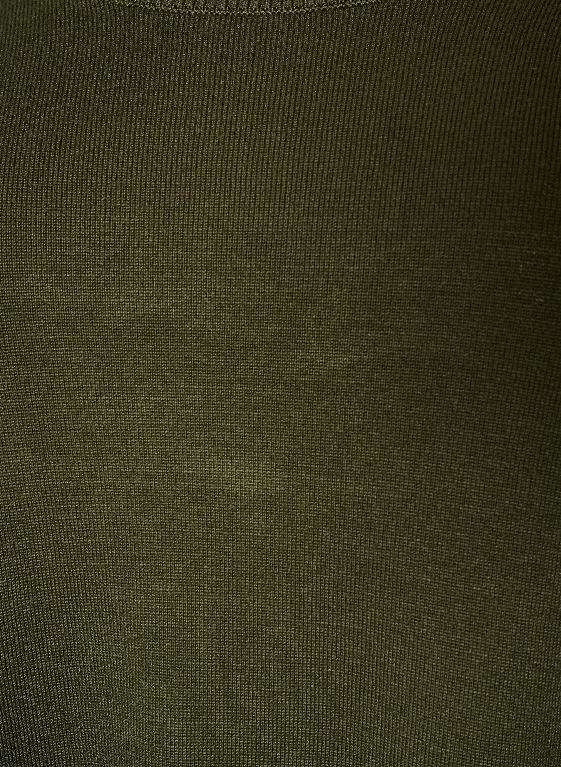 ZizziStrikbluse med knapper i siden, Gr&oslash;n, Packshot image number 2