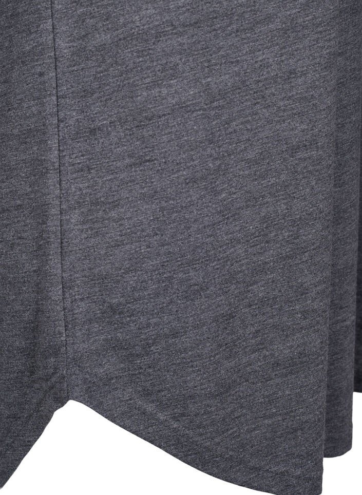 Kort&aelig;rmet natkjole med tekstprint, , Packshot image number 3