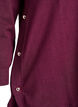 Strikbluse med knapper i siden, R&oslash;d, Packshot image number 3