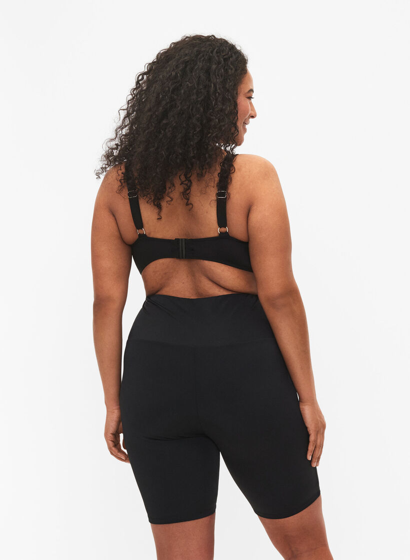 Lange badeshorts, Sort, Model image number 2