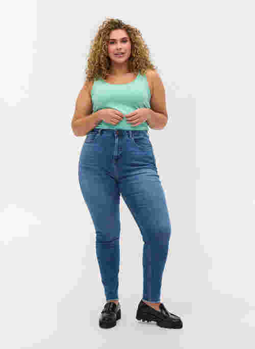 Bea jeans med ekstra høj talje