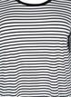 T-shirt med TENCEL&trade; Lyocell og striber, Hvid, Packshot image number 2