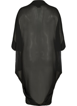 Kimono med 3/4 ærmer og perler, Black, Packshot image number 1