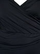 Badedragt med wrap, Sort, Packshot image number 2