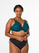 Vatteret blonde bh med b&oslash;jle , Gr&oslash;n, Model image number 1