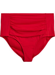 Bikini underdel med h&oslash;j talje, R&oslash;d